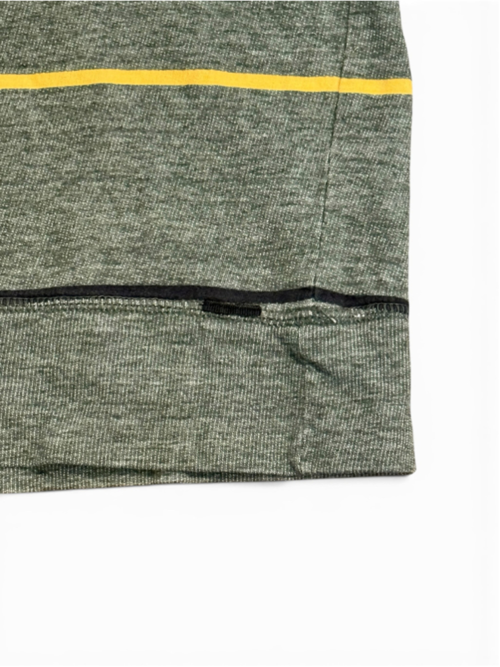 On The Byas Men’s Medium Green Striped Crewneck Sweater Pullover Casual - Picture 5 of 7
